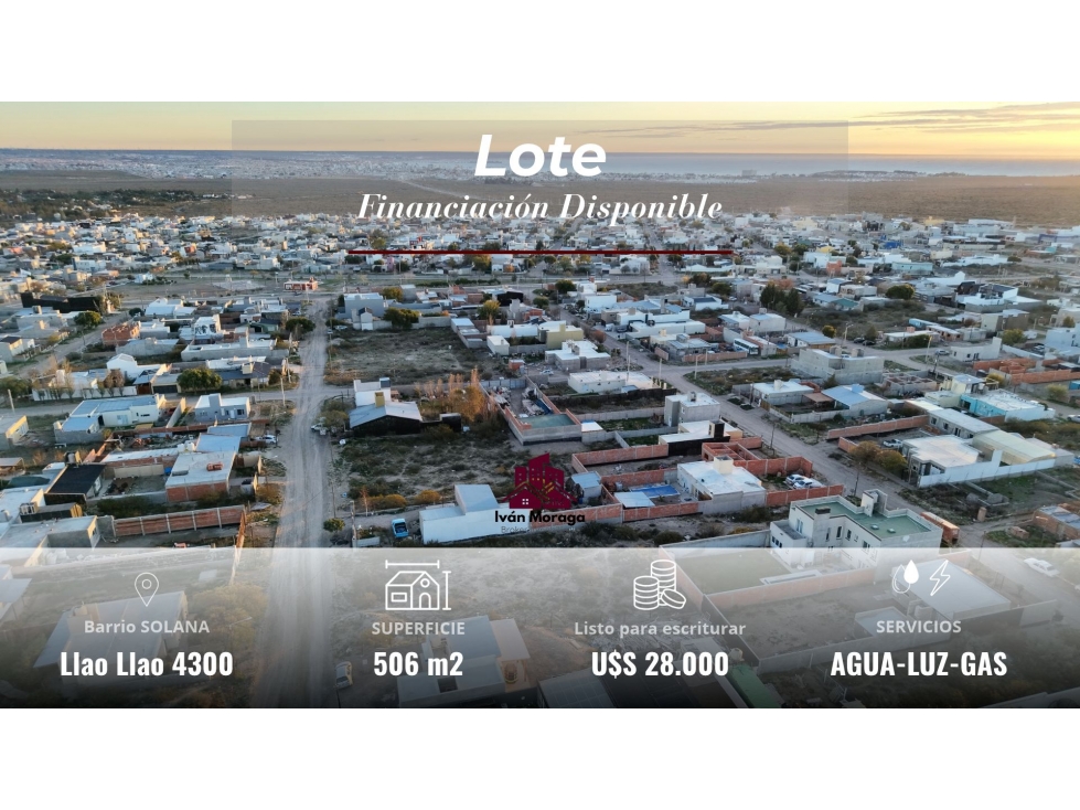 LOTE EN SOLANA - Llao Llao e/ Verbena y Cortaderas