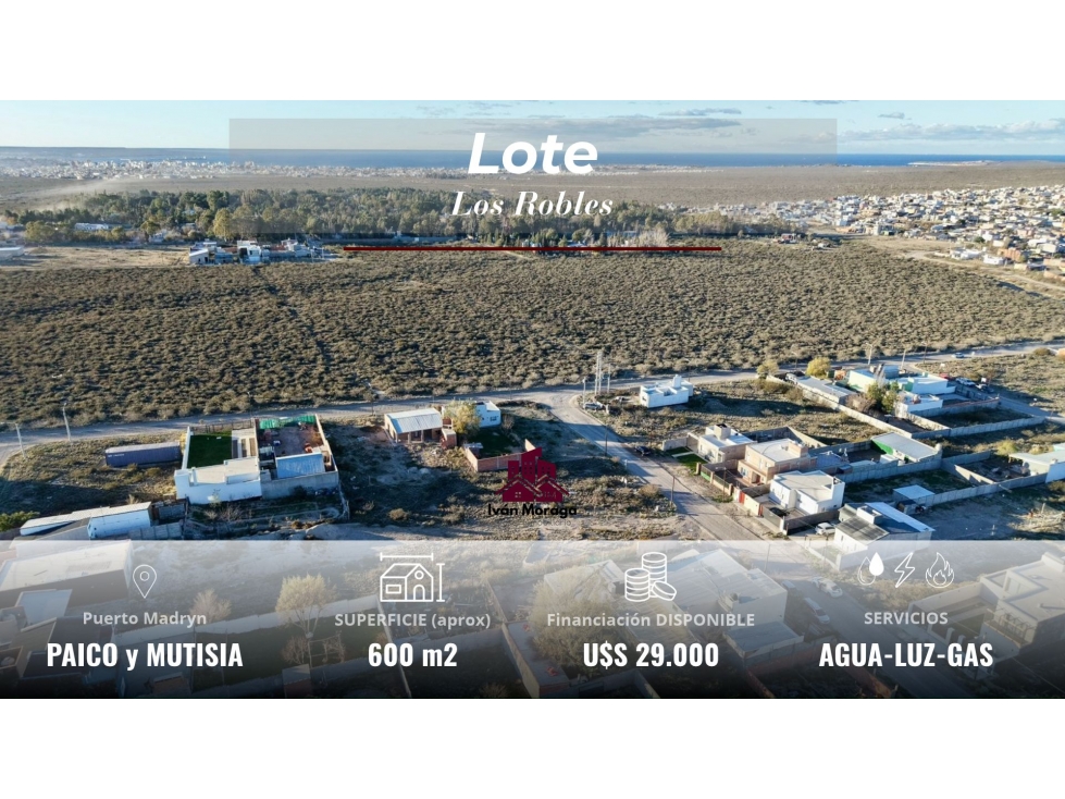 LOTE 12 - 600 M2 - LOS ROBLES - PUERTO MADRYN