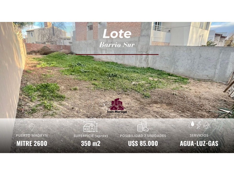 LOTE BARRIO SUR - CALLE: MITRE - PUERTO MADRYN - 1