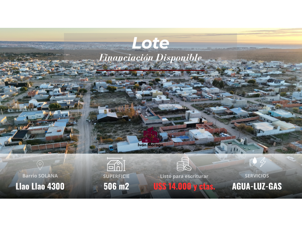 LOTE EN SOLANA - Llao Llao e/ Verbena y Cortaderas - 1