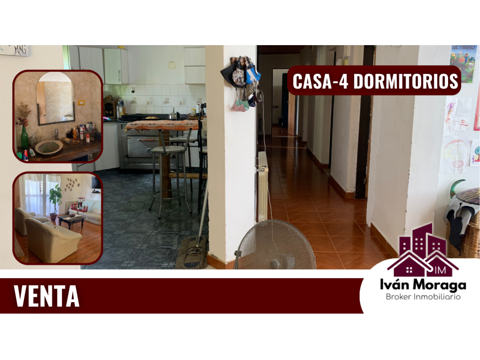 CASA 4 DORMITORIOS/ 2 BAÑOS/ AMPLIO PARQUE - 4