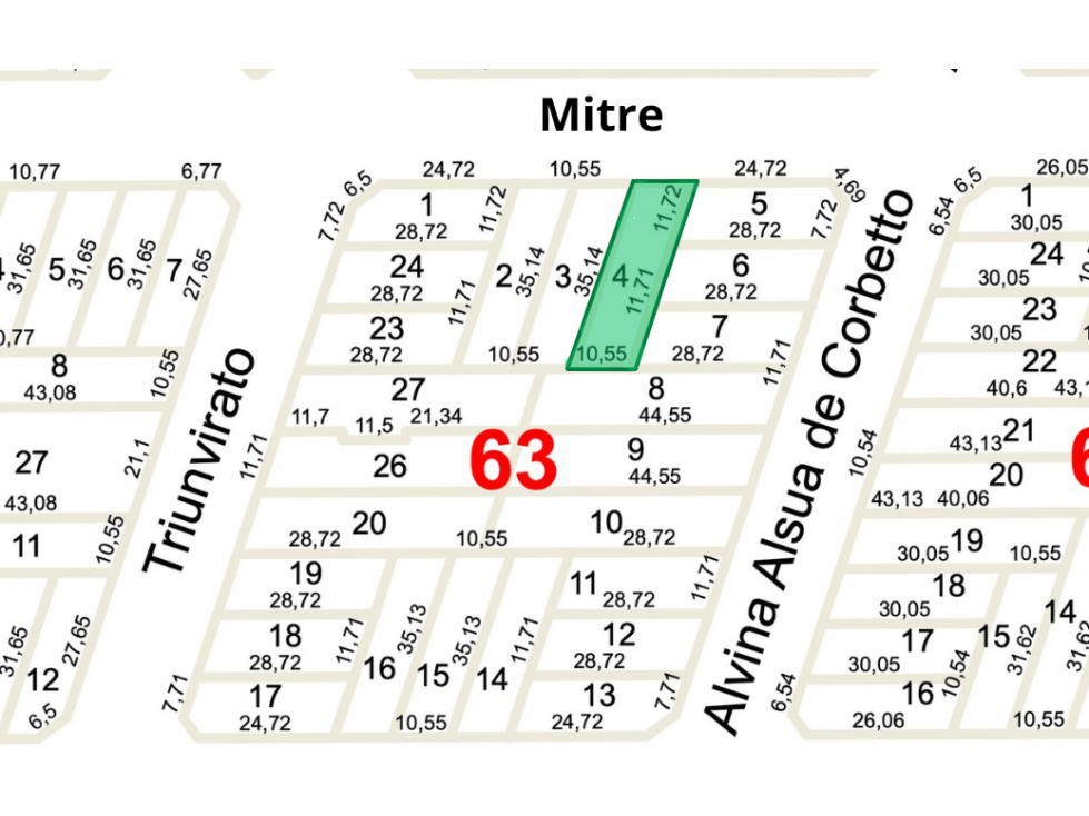 LOTE BARRIO SUR - CALLE: MITRE - PUERTO MADRYN - 5