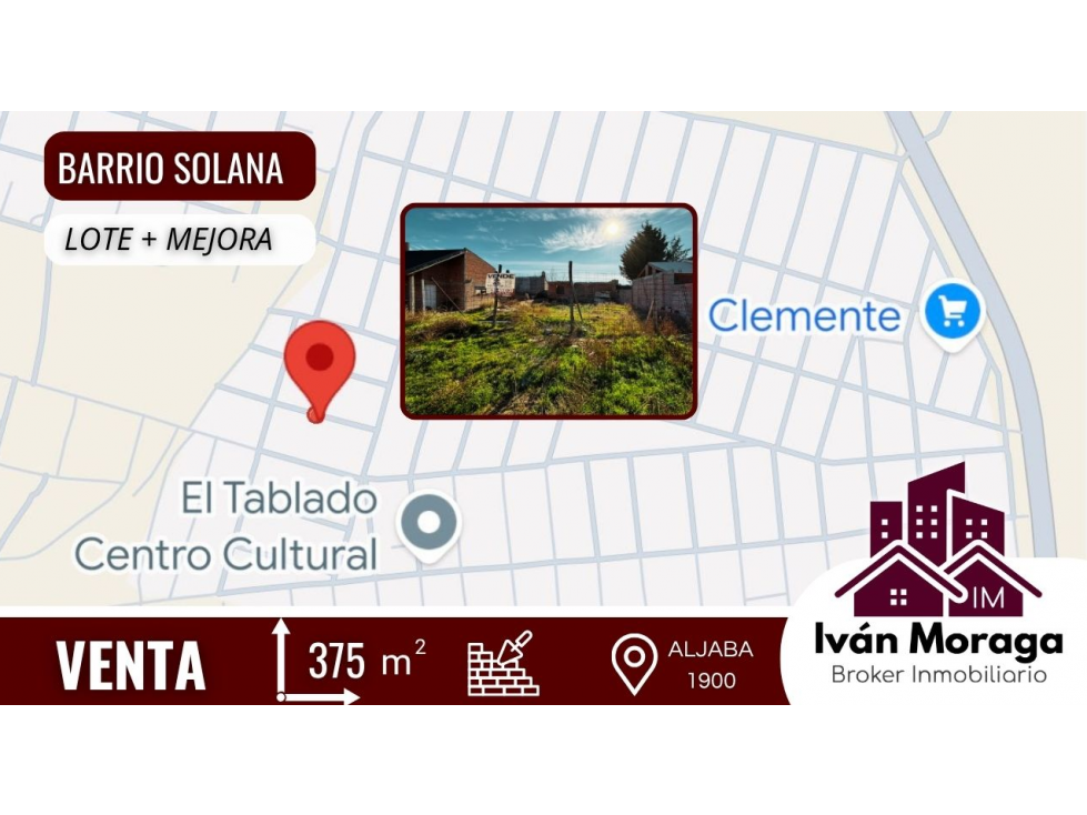 LOTE CON MEJORA - SOLANA - PUERTO MADRYN - 1