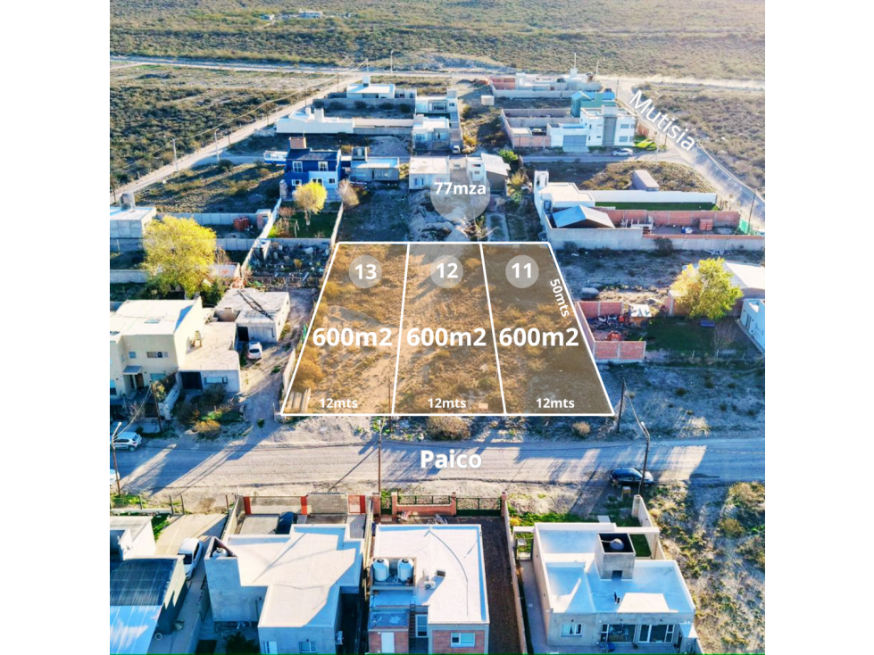 LOTE 12 - 600 M2 - LOS ROBLES - PUERTO MADRYN - 1
