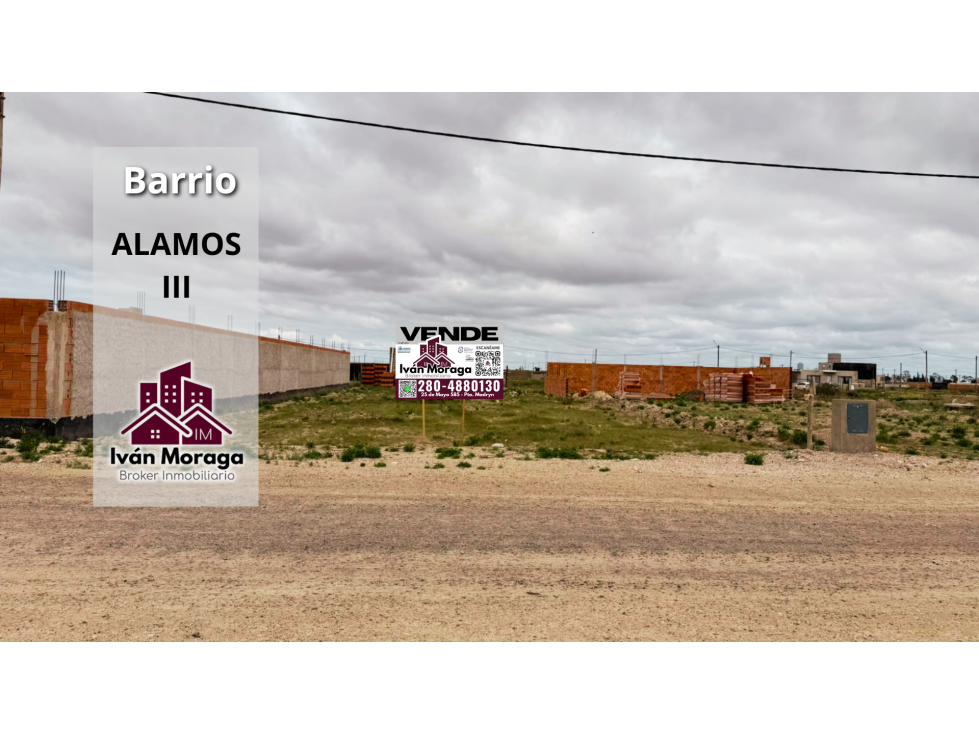 LOTE EN ALAMOS III - 626 M2 - 15.65 X 40 MTS - PUERTO MADRYN - 3