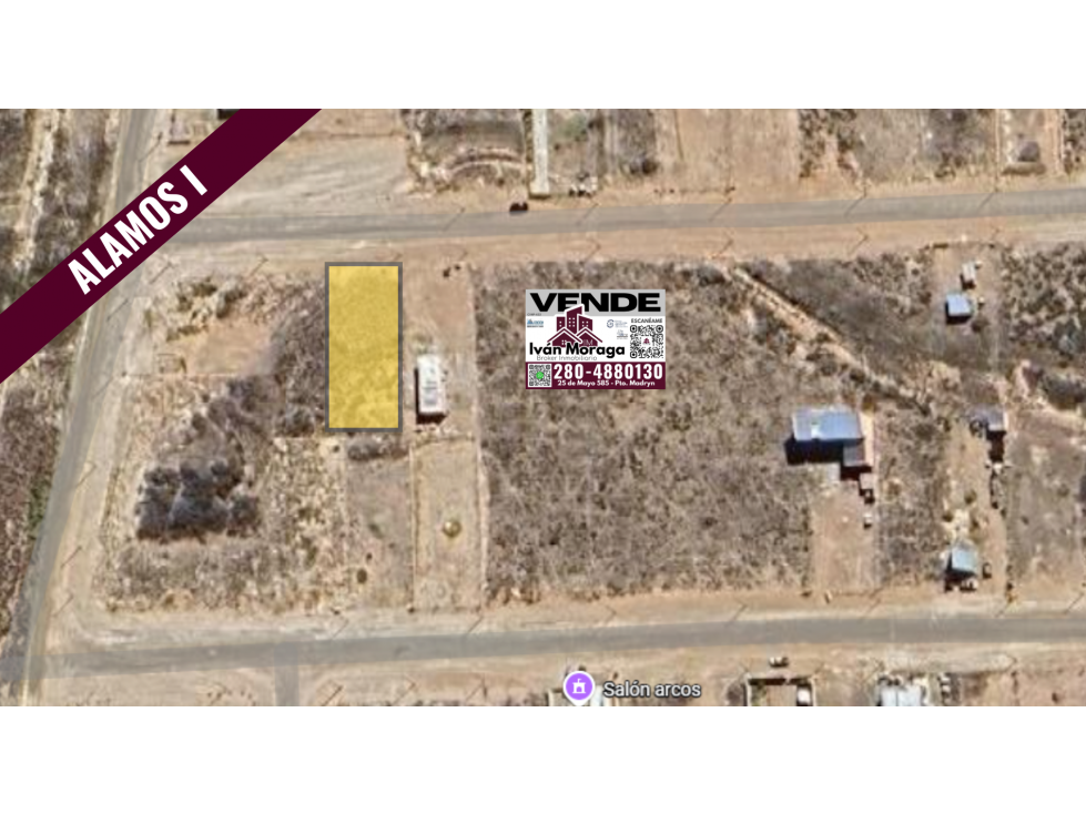 LOTE EN ALAMOS I - 626 M2 - 15.65 X 40 MTS - M9 L03 - PUERTO MADRYN - 1
