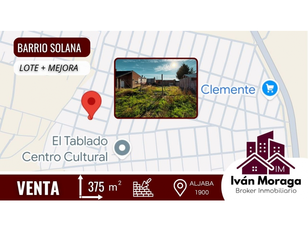 LOTE CON MEJORA - SOLANA - PUERTO MADRYN - 2