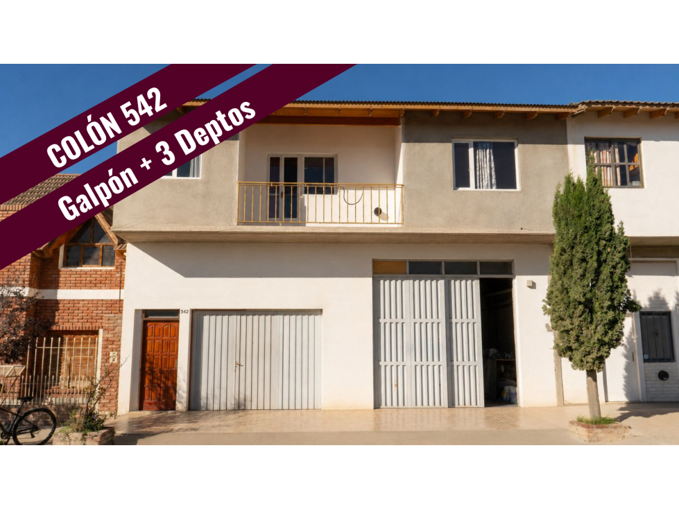 GALPÓN (LOCAL COMERCIAL) + 3 DEPARTAMENTOS 303.25 m2 - PUERTO MADRYN - 1