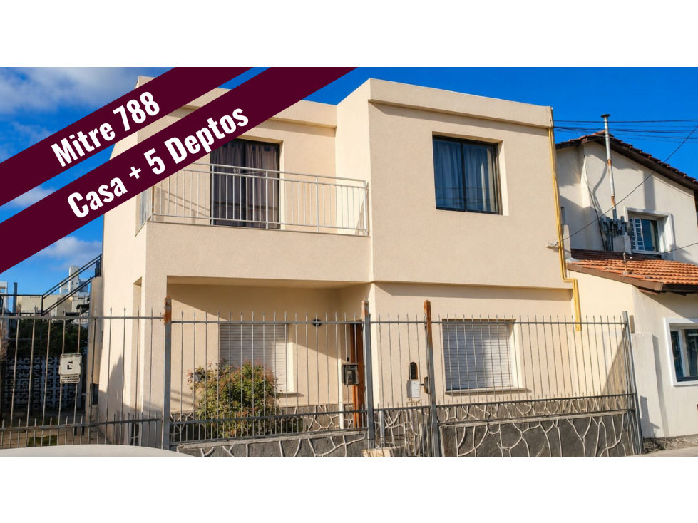 CASA + 5 DEPARTAMENTOS - MITRE 788 - ZONA CENTRO - MADRYN - 1