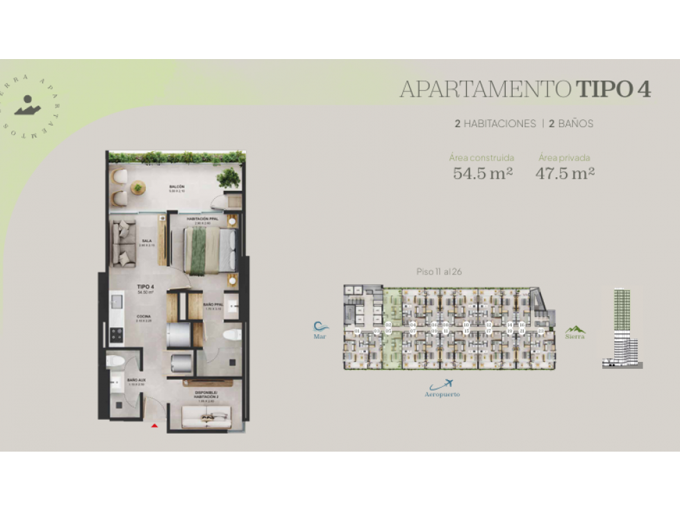 Apartamento en cesión de derechos Playa Santúa Santa Marta — foto 2