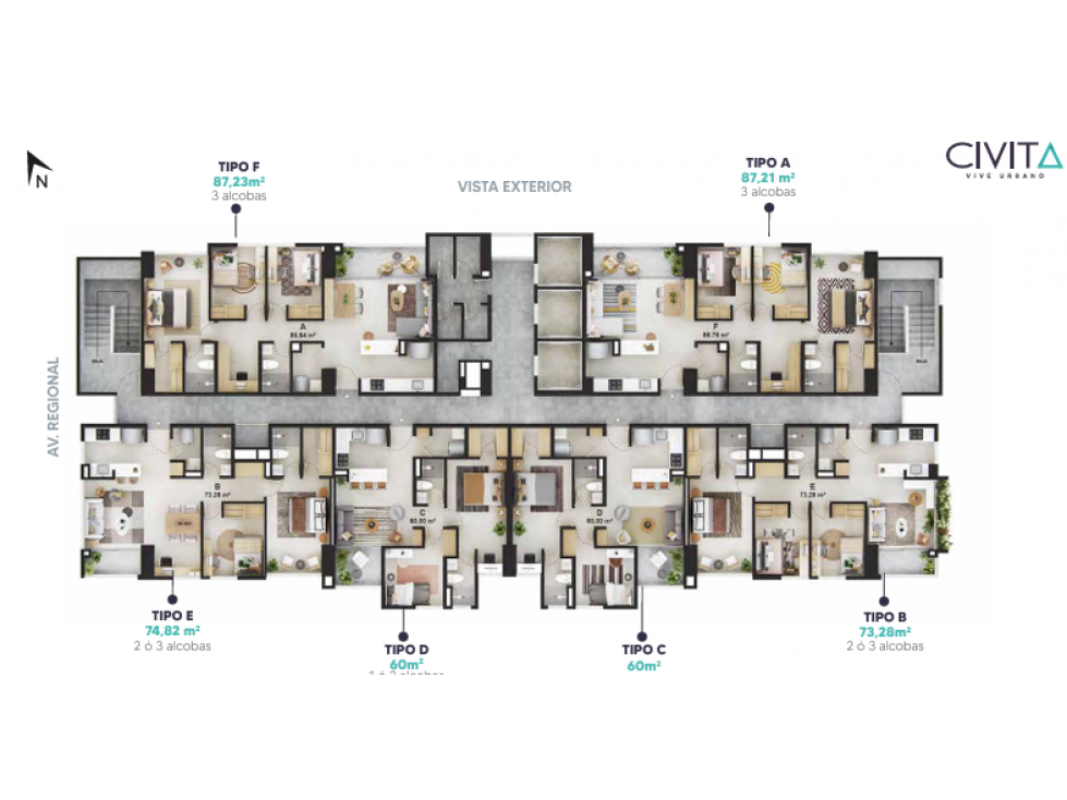 Apartamento en Cesión de derechos Civita Envigado — foto 3
