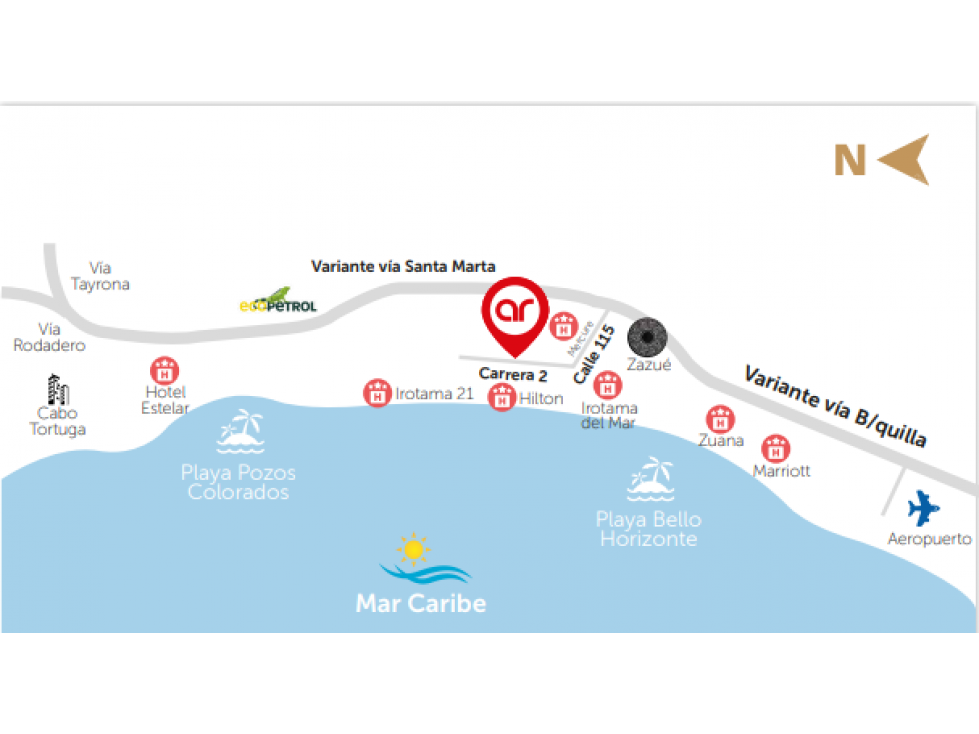 Apartaestudio en venta Reserva del Mar en Bello Horizonte — foto 2