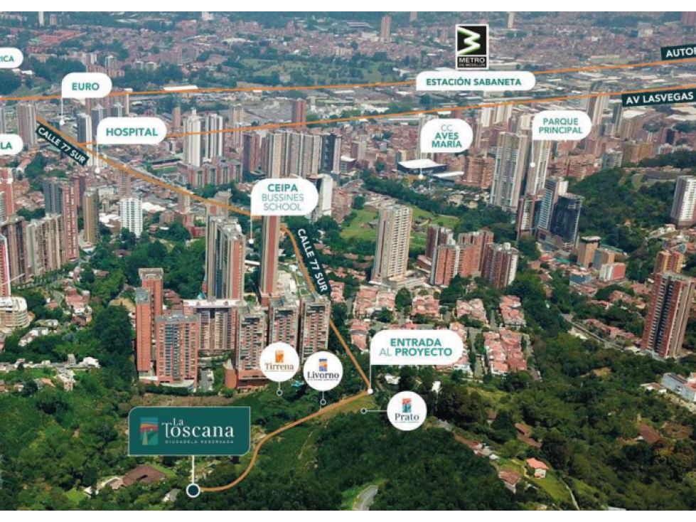 Apartamento en cesión de derechos Tirrena de la Toscana Sabaneta — foto 2