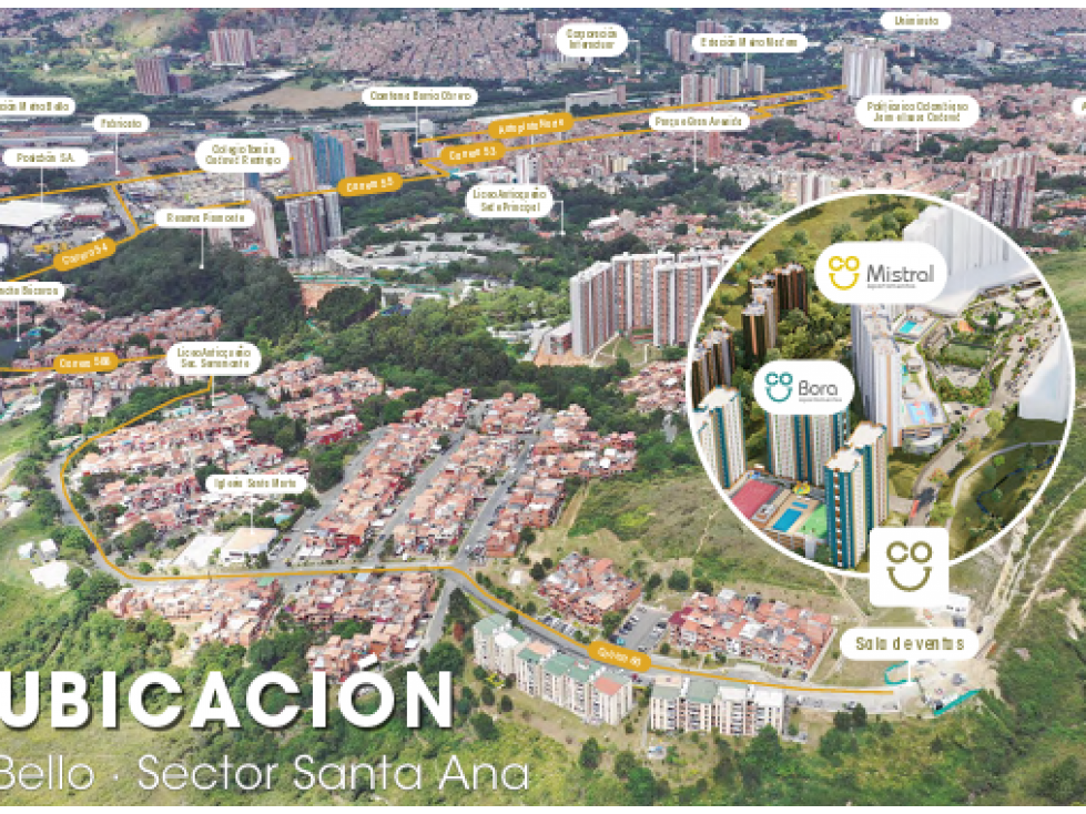Apartamento en cesión de derechos Mistral Serramonte en Bello - 2