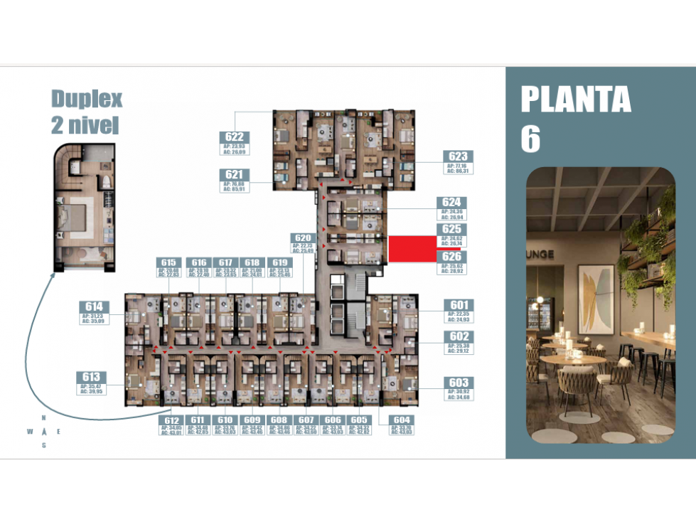 Venta aparta - estudio en cesión de derechos Santa Barbara Bogotá — foto 3
