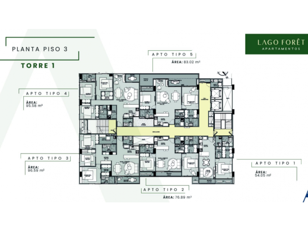 Apartamento en cesión de derechos Lago Foret Riomar Barranquilla — foto 3