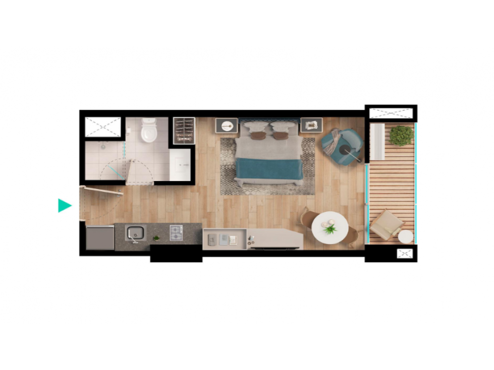 Apartasuite en cesión de derechos Marani en el Rodadero — foto 3