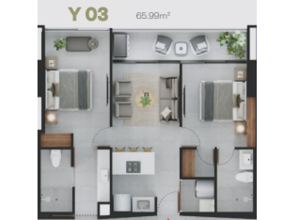 Apartamento en cesión de derechos proyecto Tempora Sabaneta — foto 2