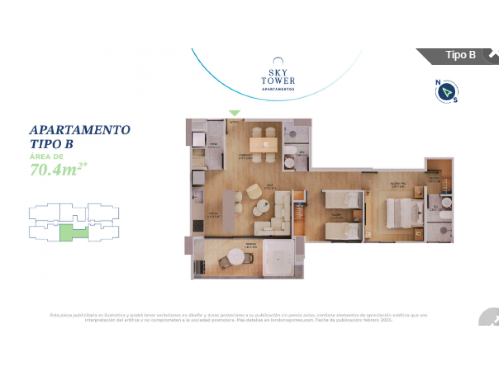 Apartamento en cesión de derechos Sky Tower en Rionegro - 4