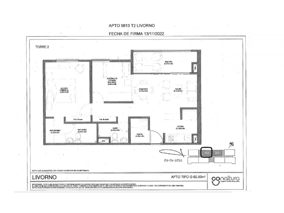 Apartamento en cesión de derechos Livorno de la Toscana Sabaneta — foto 2