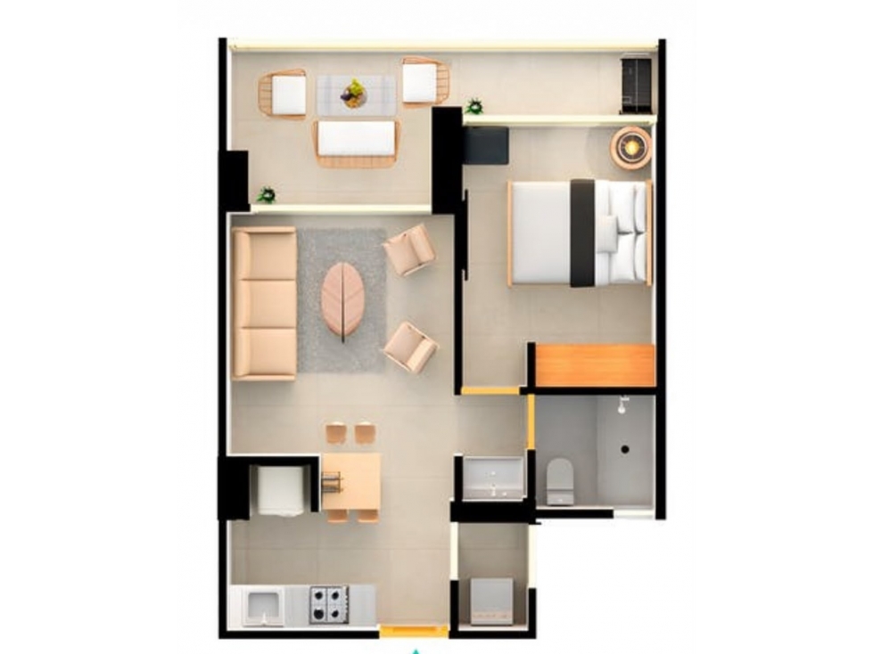 Venta apartamento cesión de derechos Proyecto Santa Marina Santa Marta — foto 3