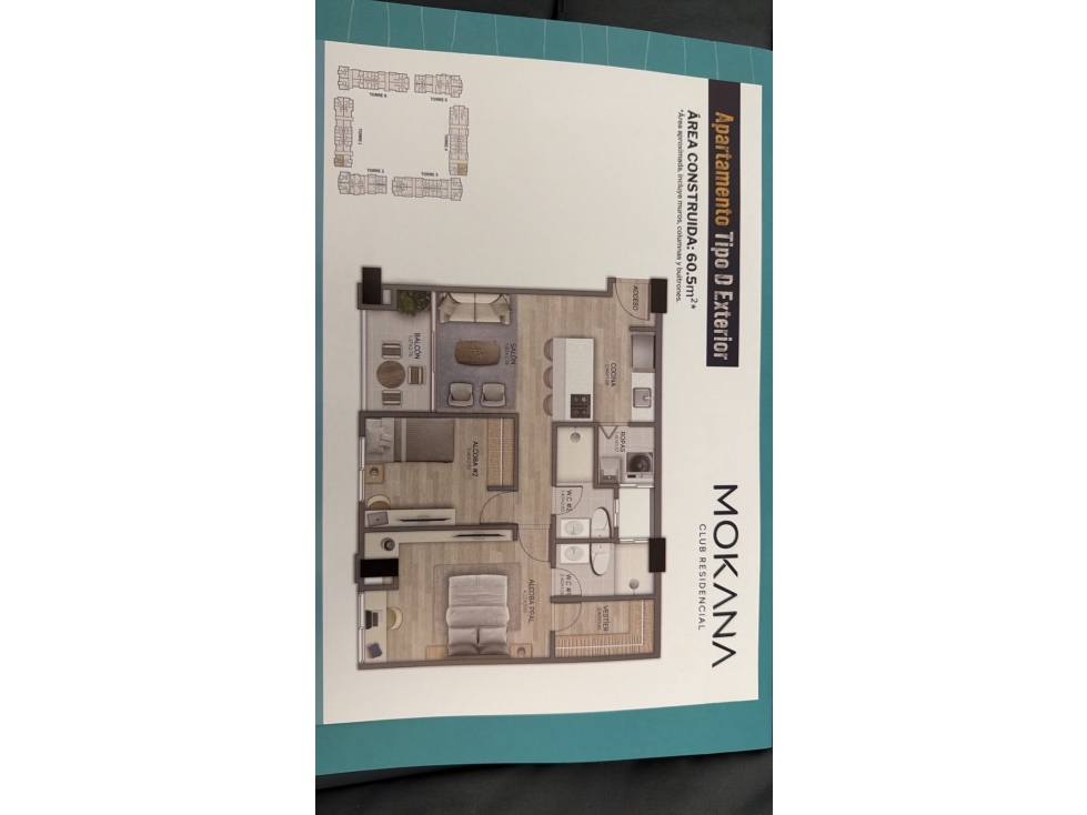 Apartamento en cesión de derechos proyecto Mokana Medellín — foto 3