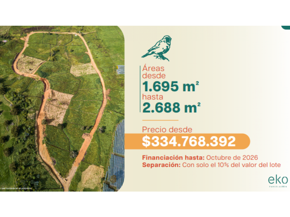 Lotes en venta proyecto eko parcelación en San Pedro de los Milagros — foto 4