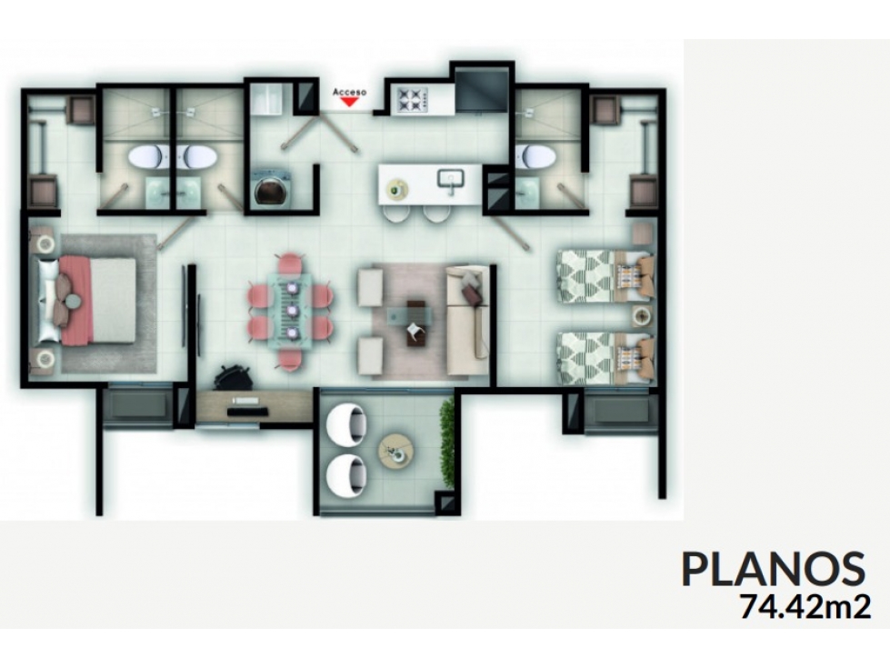 Apartamento en cesión de derechos proyecto Inawa Cartagena — foto 2