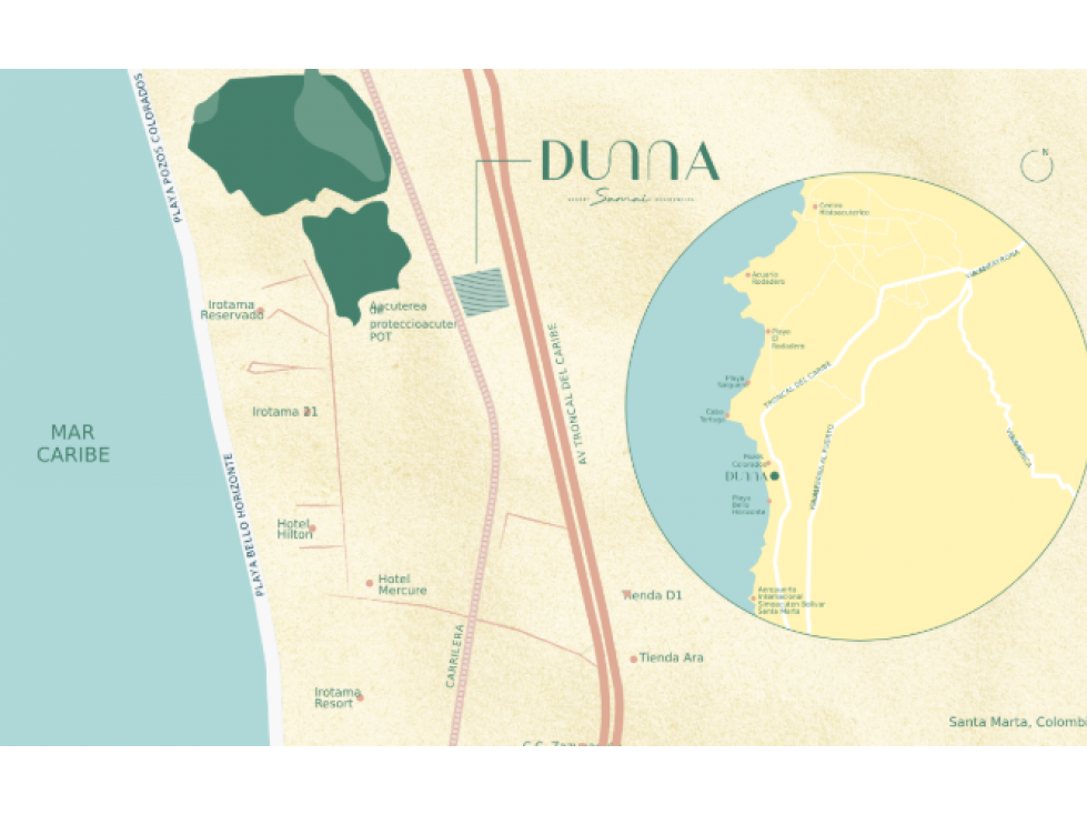 Venta apartasuite en cesión de derechos proyecto Dunna Santa Marta — foto 2