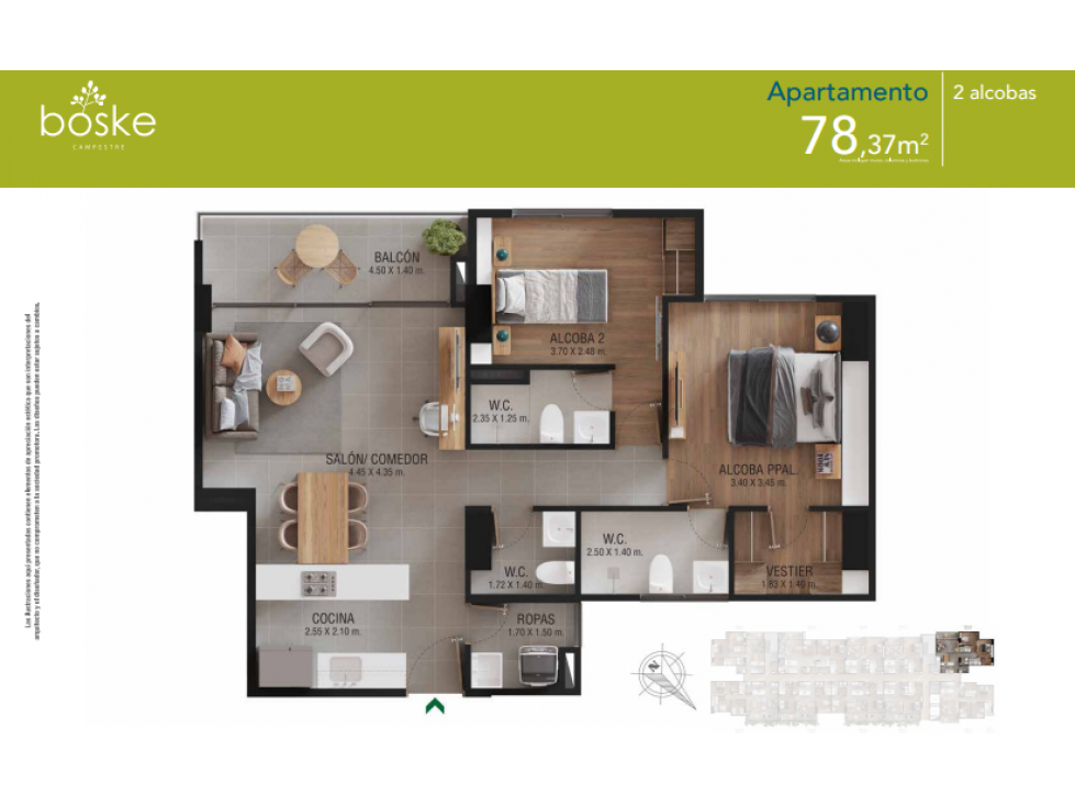 Apartamento en venta proyecto Boske Campestre en Rionegro — foto 4