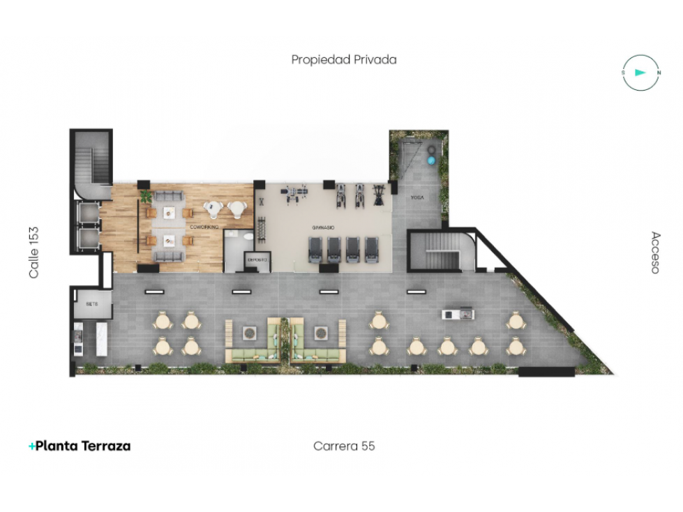 Apartaestudio en cesión de derechos Miramaz en Mazuren Bogotá — foto 3