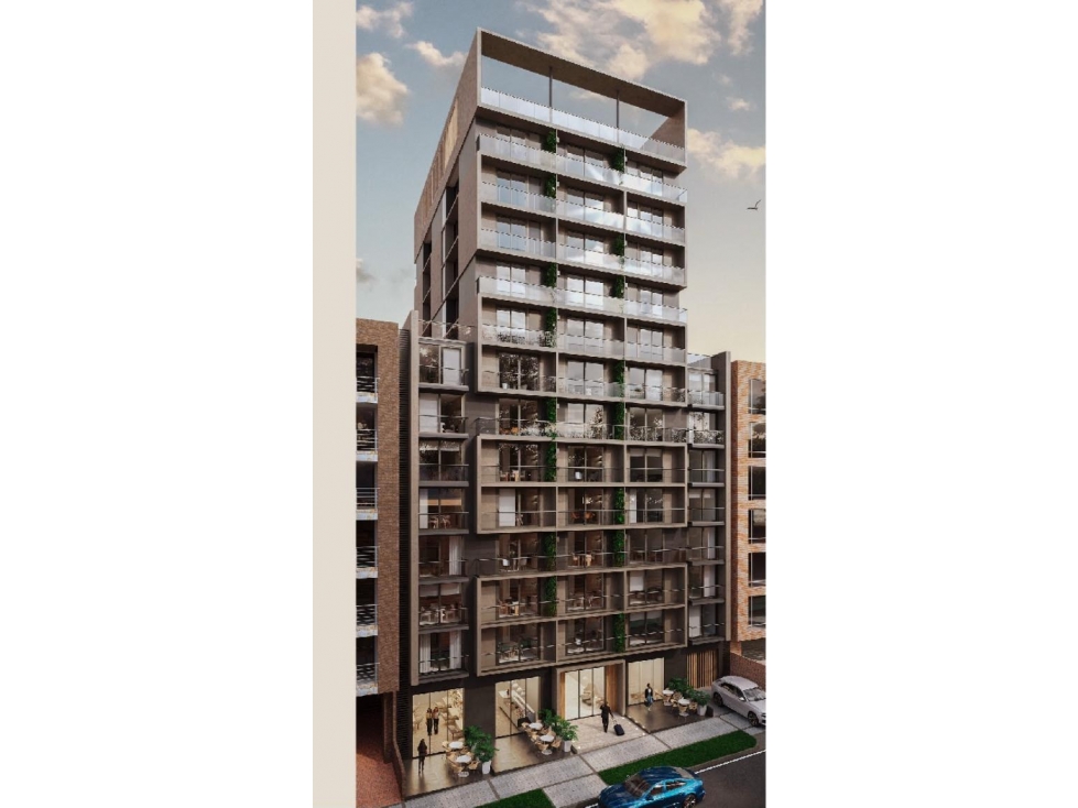 Apartaestudio en cesión de derechos B-living 127 en Bogotá — foto 3