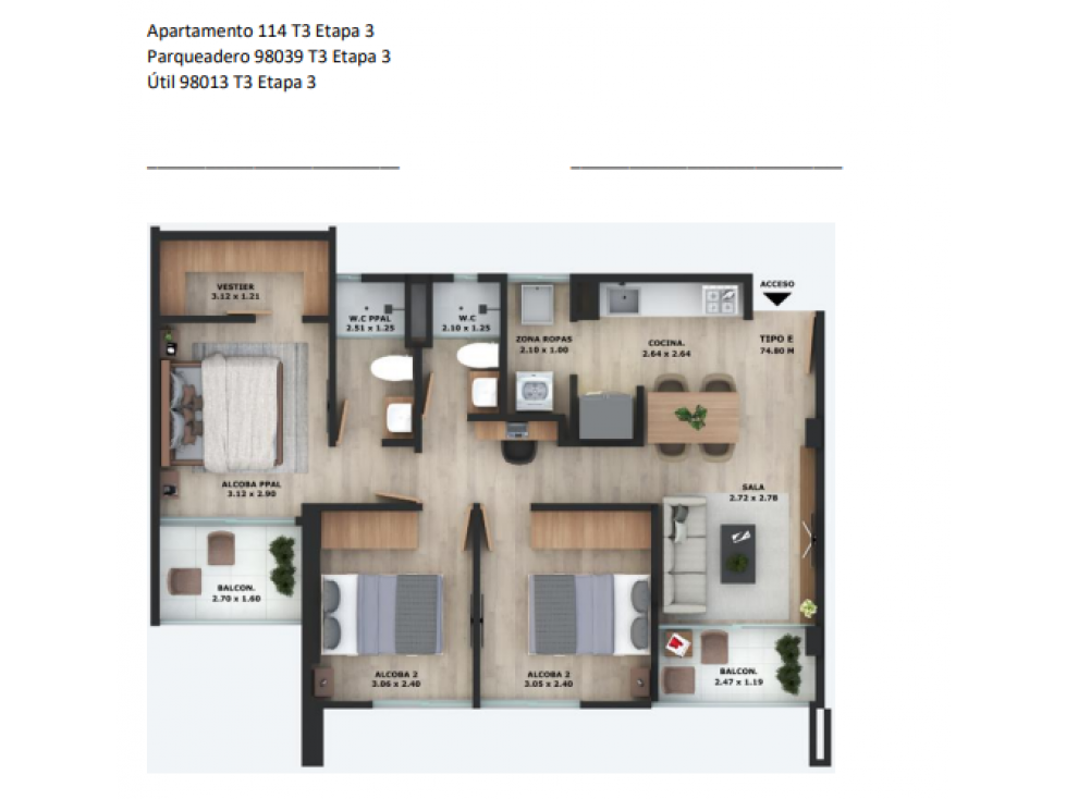 Venta apartamento Unidad Primitiv La Ceja — foto 2