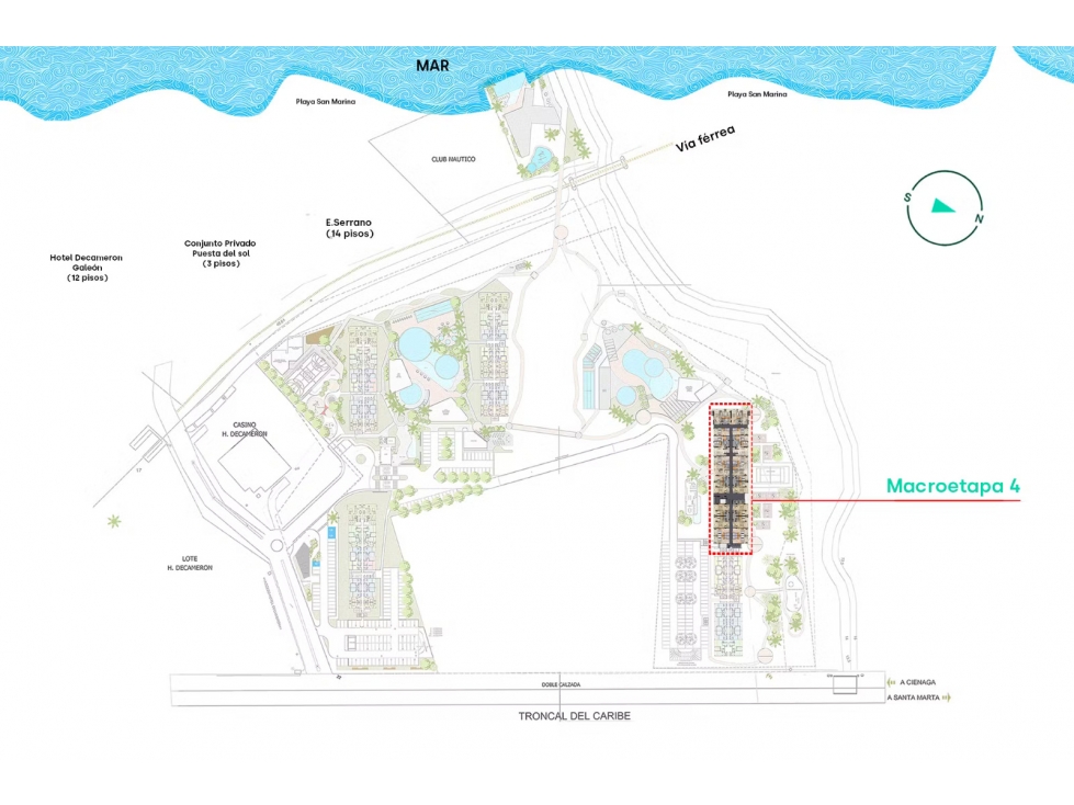Venta apartamento cesión de derechos Proyecto Santa Marina Santa Marta — foto 5