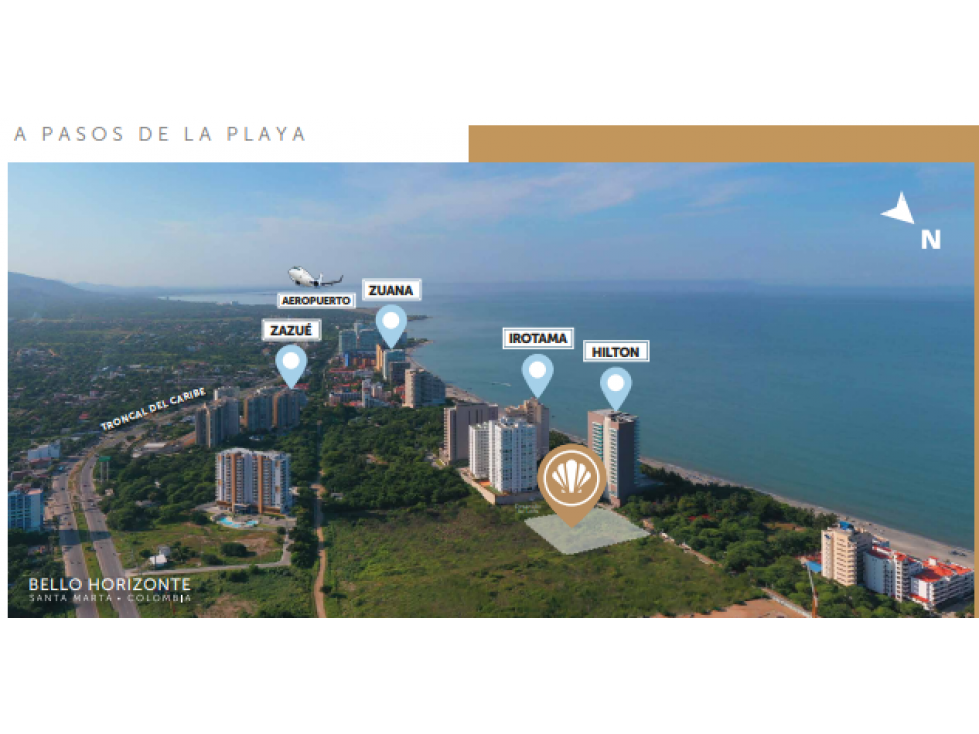 Apartaestudio en venta Reserva del Mar en Bello Horizonte — foto 3