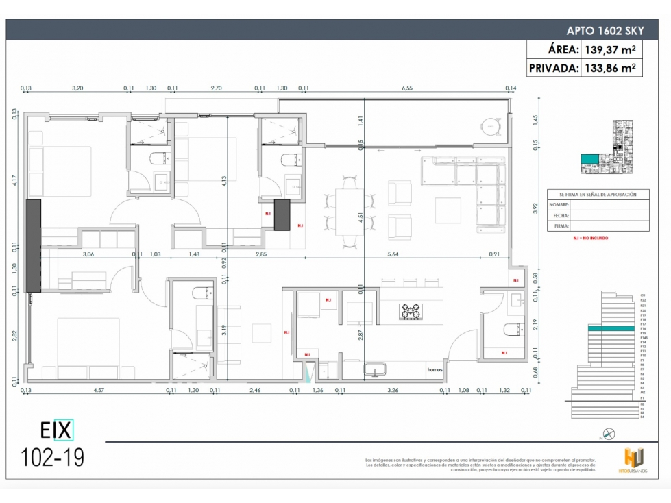 Apartamento en cesión de derechos EIX 102-19 en Bogotá — foto 3