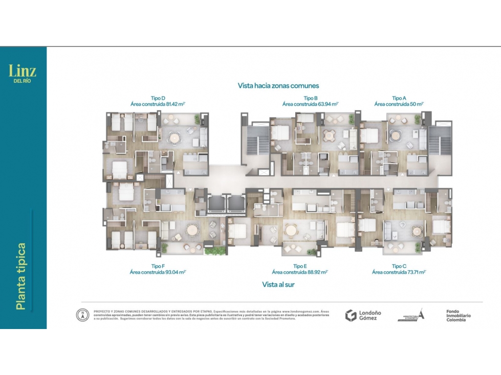 Venta apartamento en cesión de derechos Linz del Río Ciudad del Río — foto 6