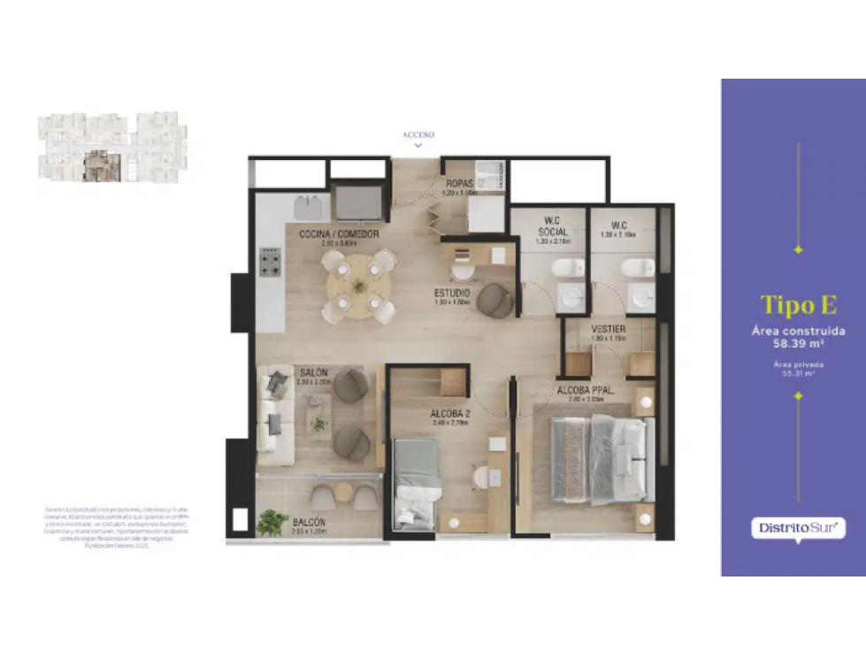 Venta apartamento en cesión de derechos Kosmos en Sabaneta — foto 6