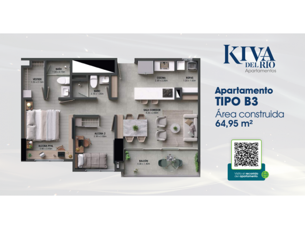Cesión de derechos apartamento Kiva del Rio Medellín — foto 5