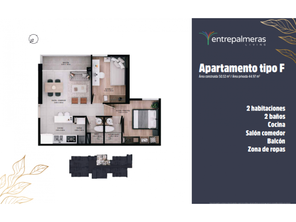 Apartamento en cesión de derechos Entrepalmeras en La Estrella — foto 5