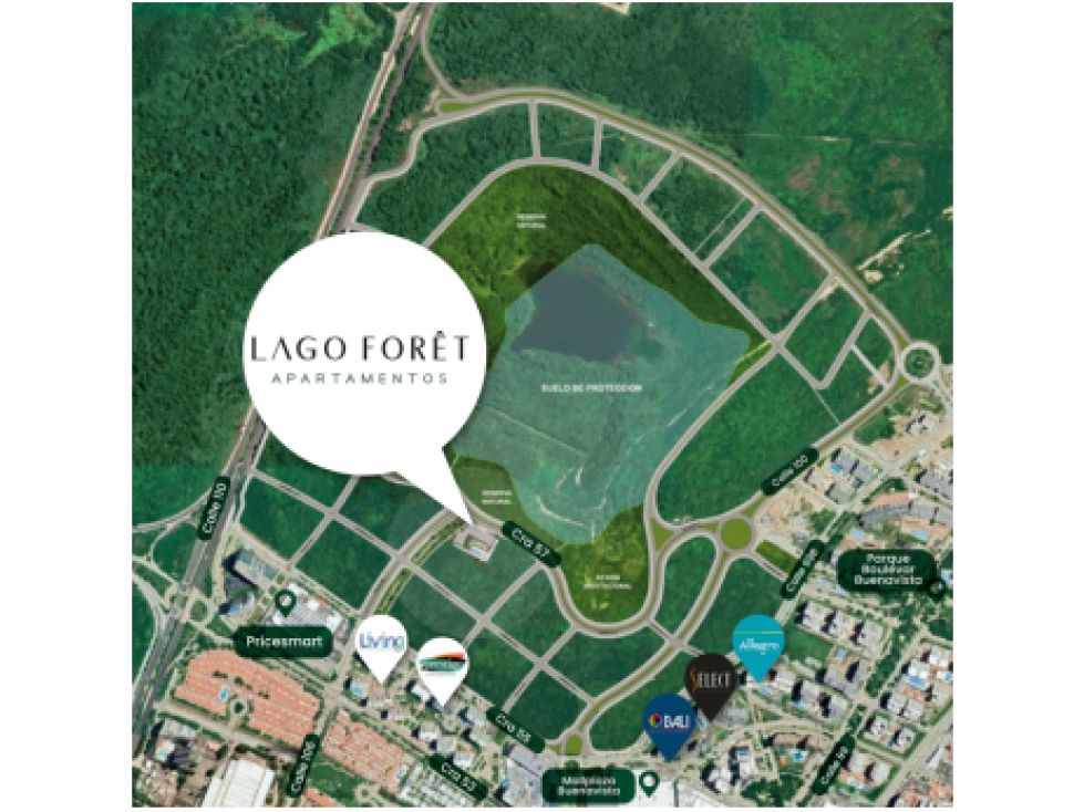 Apartamento en cesión de derechos Lago Foret Riomar Barranquilla — foto 4