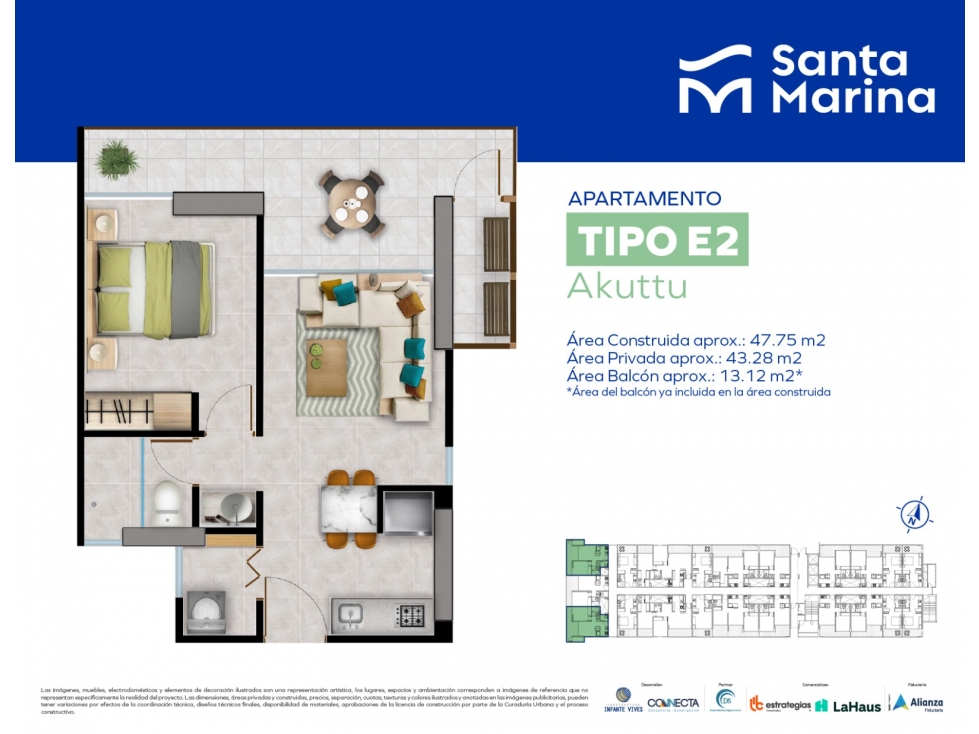 Venta apartamento cesión de derechos Proyecto Santa Marina Santa Marta — foto 6