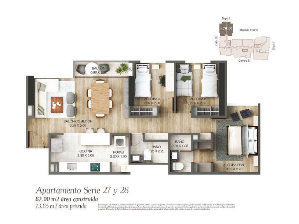 Apartamento en cesión de derechos Alejandría Vintage en Bogotá — foto 3