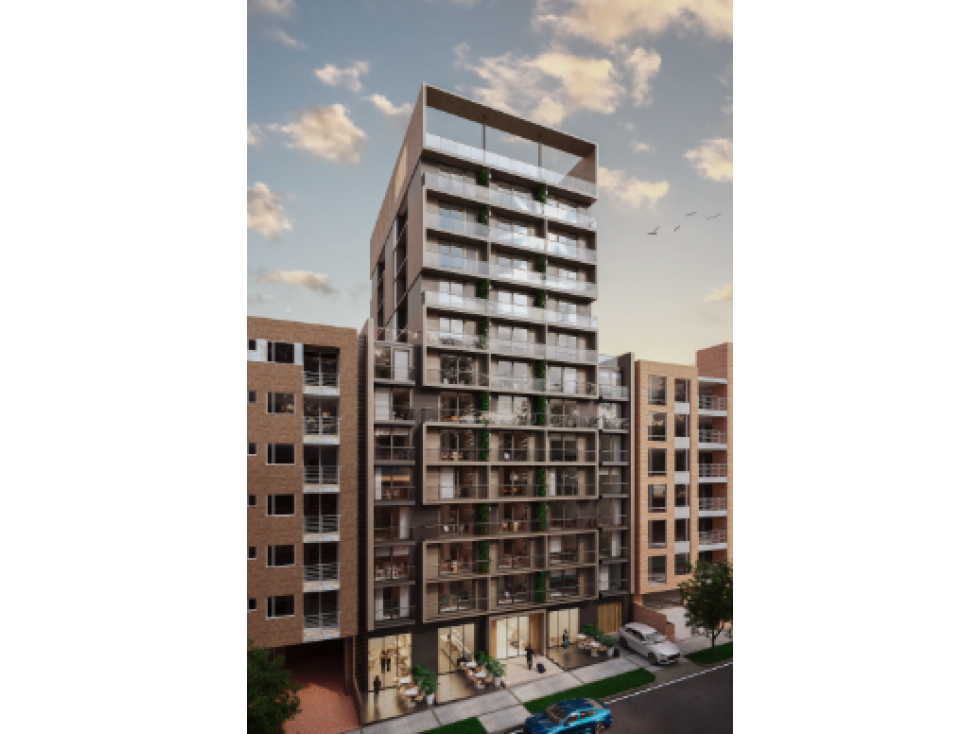 Apartaestudio en cesión de derechos B-living 127 en Bogotá