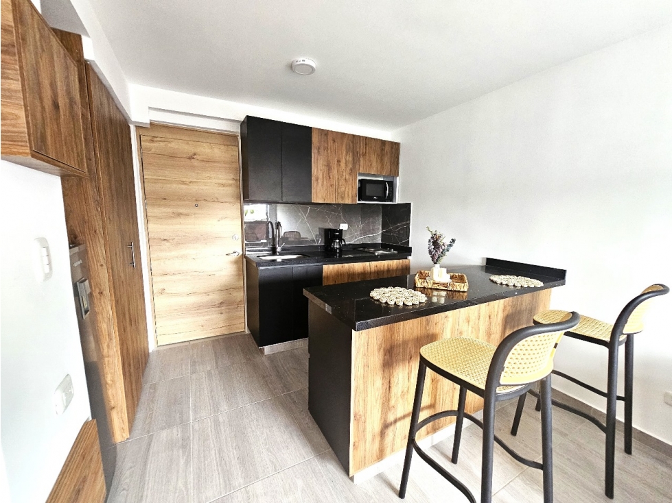 VENTA APARTAMENTO O APARTAESTUDIO AMOBLADO EN MIRÓ REFUGIO CALI — foto 4