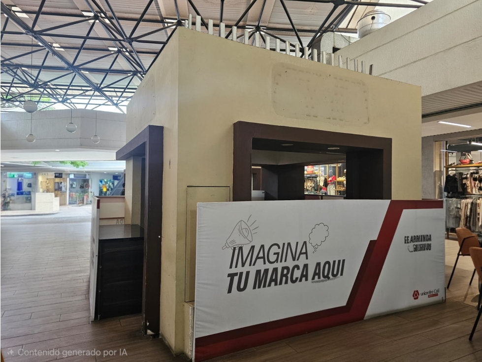 Venta o Alquiler Kiosko en Centro Comercial Unicentro Sur de Cali
