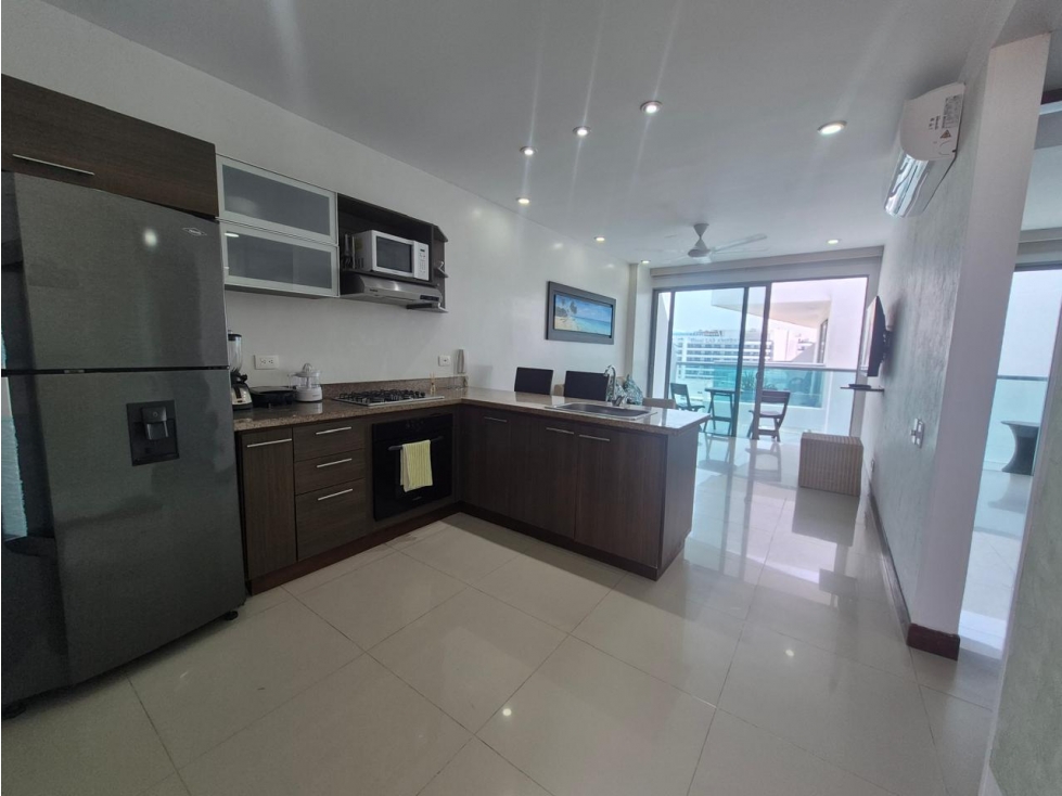 Apartamento amoblado 2 habitaciones frente al mar — foto 3