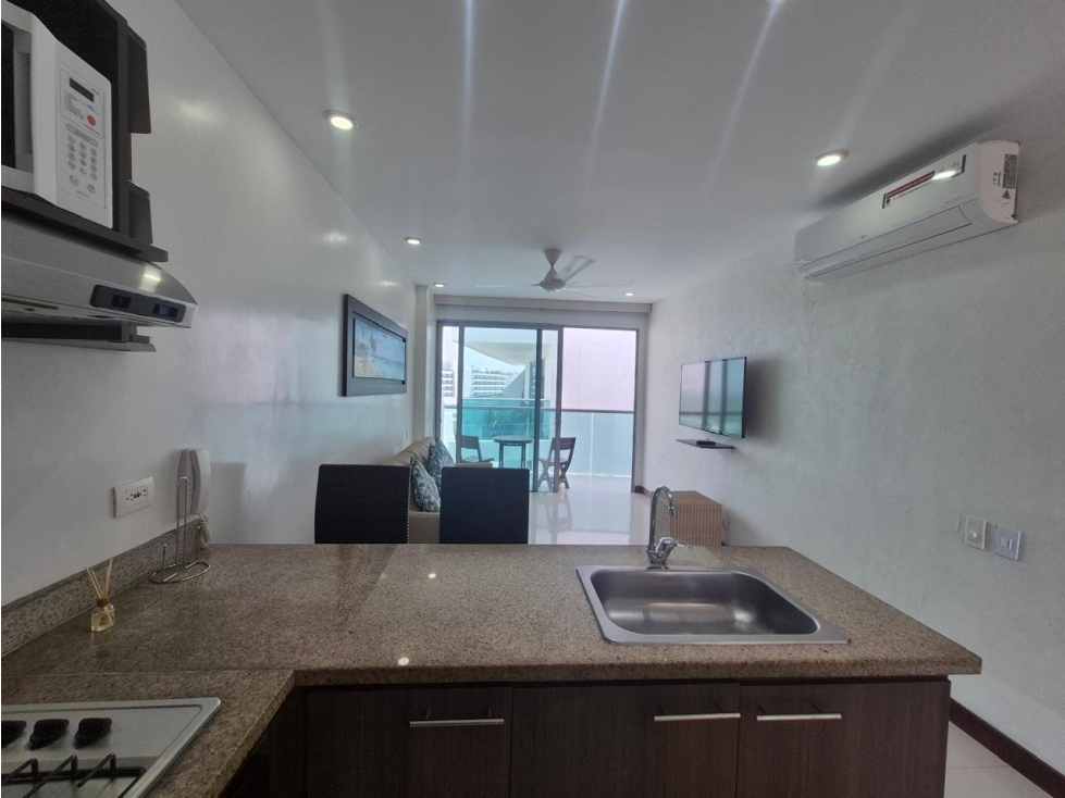 Apartamento amoblado 2 habitaciones frente al mar — foto 4