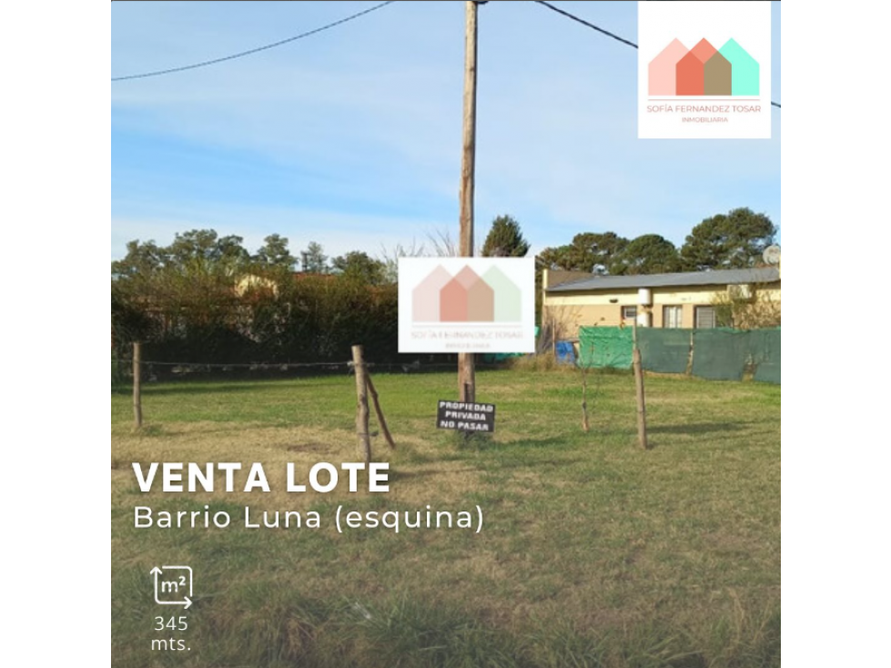 Venta de Terreno Barrio Luna