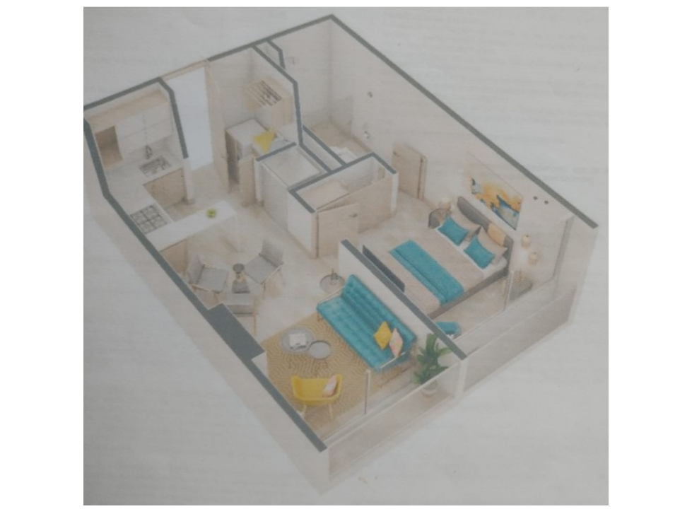 APARTAESTUDIO EN VENTA TORRE FUNDADORES